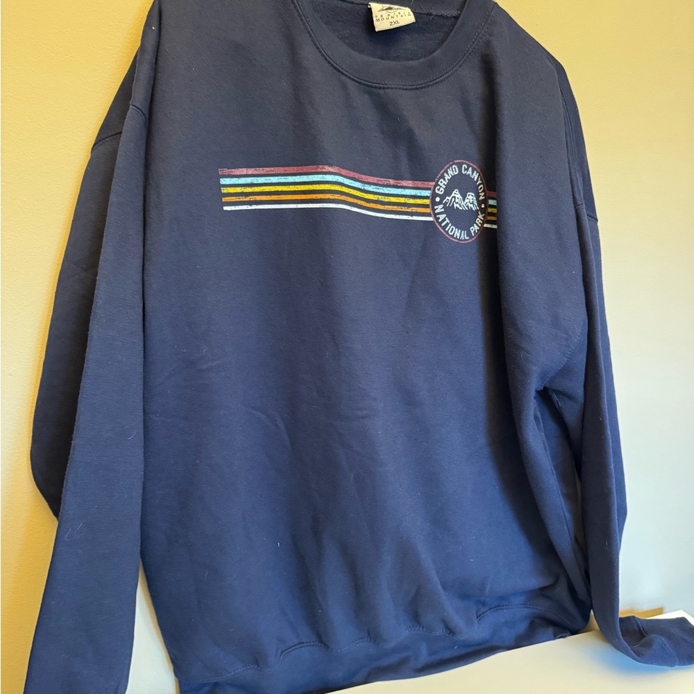 National Park Navy Blue Sweater